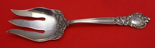 Royal Oak by Gorham Sterling Silver Salad Serving Fork 8 3/4&quot; Antique He... - $276.21