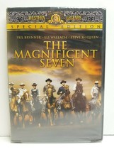 The Magnificent Seven DVD Brynner Wallach McQueen Bronson Western Drama Film NEW - £8.69 GBP