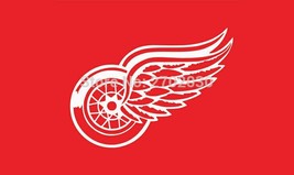 Detroit Red Wings Flag 3x5ft Banner Polyester Ice Hockey Stanley wings003 - $15.99