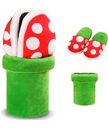 Lopbraa Piranha Plants Plush Funny Slippers Loafer with Pipe Pot Holder ... - $852.65 MXN