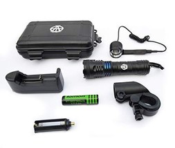 AcidTactical High Power LED Bike Bicycle Flashlight 800 Lumens with Battery, Pre - £22.70 GBP