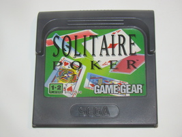 SEGA GAME GEAR - SOLITAIRE POKER (Game Only) - £11.71 GBP