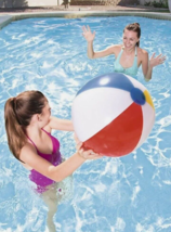 NEW Outdoor Fun 23 inch Inflatable Beach Ball, Multi-Color Panels Factory Sealed - £7.57 GBP