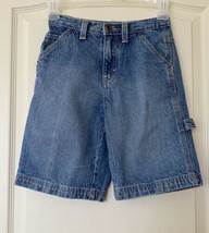 Cherokee Boys Cotton Adjustable Waist Size 7 Blue Denim Short - £10.89 GBP