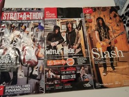 Lot Of 3 Brochures Strat A Thon Guitar Center Slash Motley Crue - £15.40 GBP