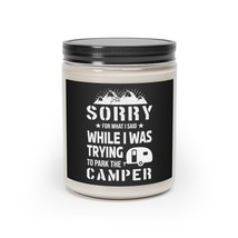 Personalised Scented Candle | Vegan Soy Wax | Aromatherapy | Funny Camper Parkin - £21.32 GBP