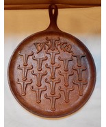 Cast Iron Round Grill Pan 11&quot; Bistecca Vintage Rare Collectors Item 280S - $1,696.13 MXN