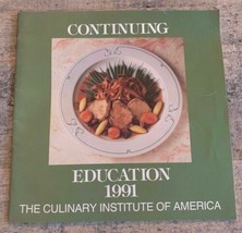 Continuing Education 1991 The Culinary Institute Of America Coarse Catalogue - £10.24 GBP