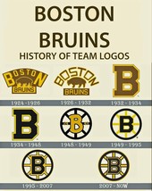 Boston Bruins Logos 8X10 Photo Hockey Picture Nhl - £3.97 GBP