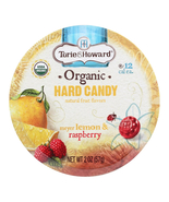 Torie &amp; Howard hard drop Lemon and Raspberry Drops Candy, 2 oz tin Case ... - £35.92 GBP