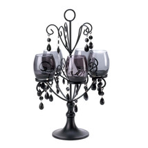 Gothic Wedding Table Centerpiece Candelabra LED Candle Holder Dining Roo... - £38.84 GBP