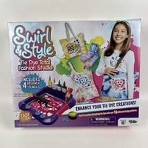 Yulu Swirl &amp; Style Tie Dye Total Fashion Studio Craft Kit Ages 6+ - £14.32 GBP