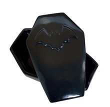 Black Coffin Stash Box Trinket Jewelry Sourpuss NEW - £11.39 GBP