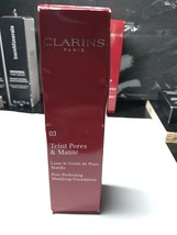 Clarins Pore Perfecting Matifying Foundation, 1 oz / 30mL, 03 Nude Honey... - $218.37 MXN