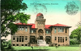 Vtg Cartolina 1908 - Oahu College - Punahou, Honolulu Hawaii Udb Q13 - £6.43 GBP