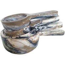 Measuring Cup Set Hand Poured Resin Measuring Cups 50 ml to 250 ml  1/4 ... - $58.86