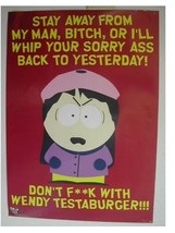 South Park Poster SouthPark Wendy TV Commercial - £56.05 GBP