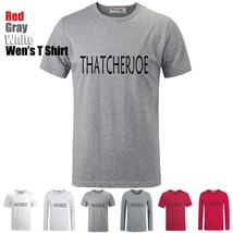 Funny cute cool Thatcherjoe Design Men&#39;s Boy&#39;s T-Shirt Casual Graphic Te... - £14.09 GBP