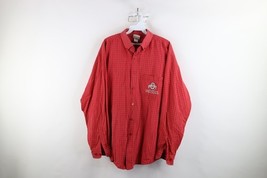 Vintage 90s Mens Large Distressed Ohio State University Button Down Shir... - $24.70