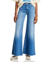 MOTHER The Roller High Rise Wide Leg Jeans in Work Hard Play Hard - $2,590.99 MXN