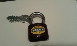 TOKOZ 112 (Czech Republic) Padlock - $19.00