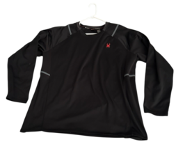 Spyder Active Shirt Mens 2XL Black w/red Spider Pro Web Lined Athleisure... - €28,65 EUR