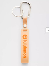 LULULEMON Silicone Keychain Raspberry Coulis/Bright Coral NWT USPS SHIP - $45.49