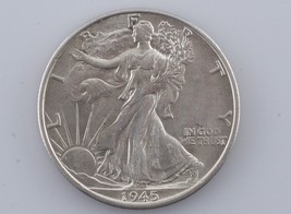 1945-S Walking Liberty Silver Half Dollar 50c (BU) Brilliant Uncirculated - £57.13 GBP