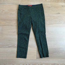Anthropologie Cartonnier Charlie Ankle Pants sz 8 Navy/Green - $29.02