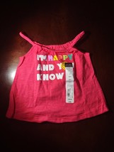 I&#39;m Happy And You Know It Girls Baby Tank 9 Months - $9.90