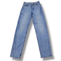 American Eagle Jeans Size 00 Reg W24&quot;xL28&quot; AE Stretch Mom Jean Blue Denim Pants - £22.85 GBP