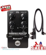 Demonfx Harmonic Booster +PDC 3A Power Cable Clean Bass Guitar Pre-amp P... - $74.43 CAD