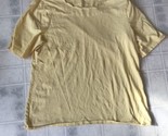 Talbots Scalloped Boat Neck 100% Pima Cotton Tee Shirt Size Large Light ... - $29.03