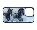 Black Horses iPhone 15 Pro Cover - £14.35 GBP