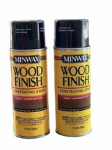 2x Minwax Wood Finish Penetrating Stain Spray Early American 230 11.5 Oz - $60.50