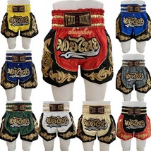 Premium Quality Muay Thai Boxing Satin Shorts Factory Price Export Worldwide - £19.59 GBP
