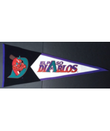 El Paso Diablos Minor League Black &amp; Purple Felt Cloth Baseball Sports P... - £39.32 GBP