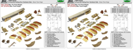 Johnson Hardware 100FD484 4-Panel Folding Door Hardware 48&quot; (2-BOXES) - $127.71
