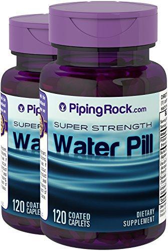 Piping Rock Super Strength Water Pill 2 Bottles x 120 Coated Caplets Weight Loss - $25.95 - $39.95