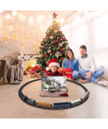 Christmas Train Set Deluxe Lights Sounds Kids Collectible Electric Toy G... - $642.61 MXN