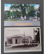Real Photo Postcard Tacony Library PA + Libraries in State College Kings... - $9.89