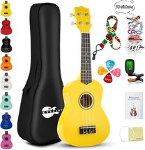 21-Inch Ukulele Gig Bag Strap String Tuner Songbook Pick Polishing Cloth, - $51.94