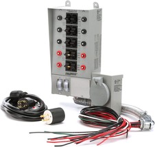 Reliance Controls 31410CRK Pro/Tran 10-Circuit 30 Amp Generator Transfer Switch - $650.99