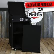 Ultimate Rackmount Studio Mixer Flight Road Case By GRIFFIN - 25U Mount Space Pr - £198.78 GBP