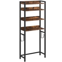 MAHANCRIS Over The Toilet Storage Rack, 4 Tier Bathroom Organizer Over Toilet, F - £145.93 GBP