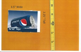 Medium Square Size Pepsi Cola 12 oz CAN Soda Vending Machine Flavor Strip - £3.18 GBP