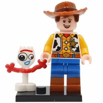 Woody and Forky (Toy Story 4) Disney Pixar Minifigures Toy Gift New - £2.48 GBP
