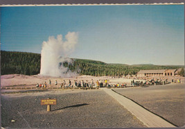 1960&#39;s Postcard OLD FAITHFUL Yellowstone National Park - Unposted - £2.31 GBP