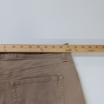 Lee 3051877 Relaxed Fit Womens Brown Cotton Blend Straight Leg Jeans 16M (34×30) image 7