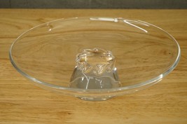 Vintage 1957 STEUBEN Crystal Art Glass 8082 Lloyd Atkins Shallow Compote 8&quot; - £131.15 GBP
